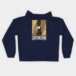 Canyoneering Rappeller Kids Hoodie